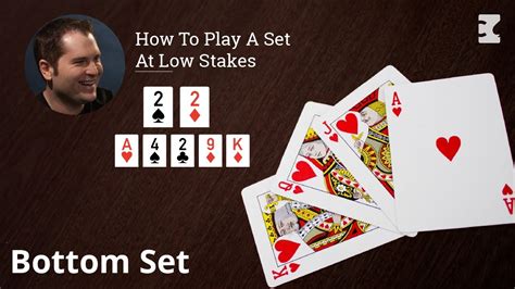 how to play low stakes poker